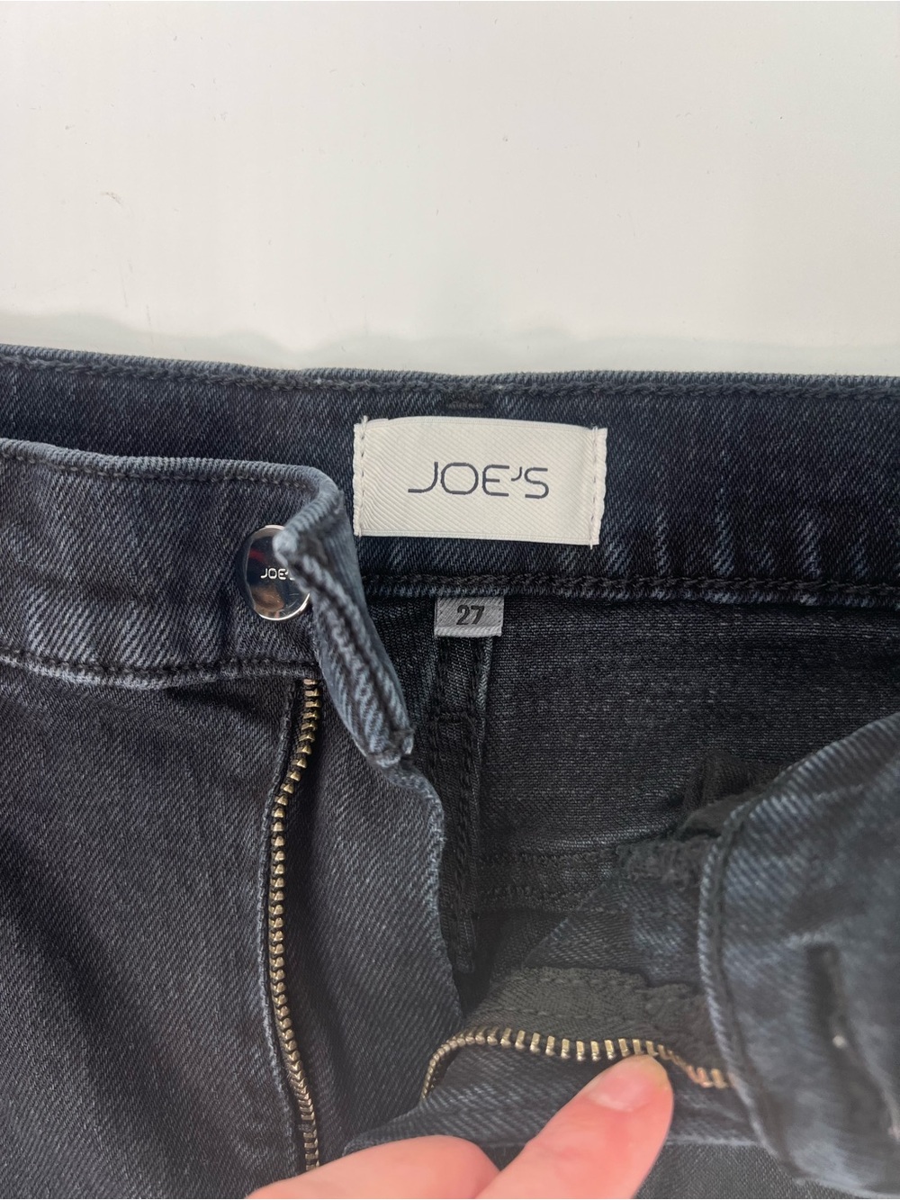 Joe’s Jeans Black The Mia High Rise Wide Leg Denim Jeans in Bewitched 27 - Picture 9 of 15